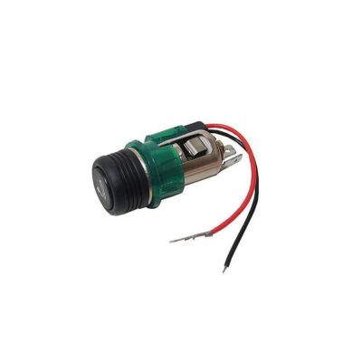 Zapaľovač 12V EURO + osvetlenie zelené Automax 