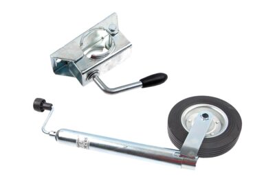 Koliesko na vozík manipulačné s kovovou rúčkou + držiak kolieska MULTIPA