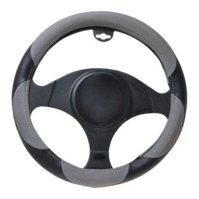 Poťah volantu 37-39cm (sivá, čierna) Automax 