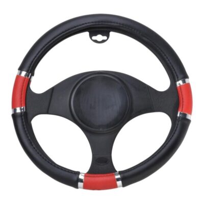 Poťah volantu 37-39cm (červená, čierna) Automax 