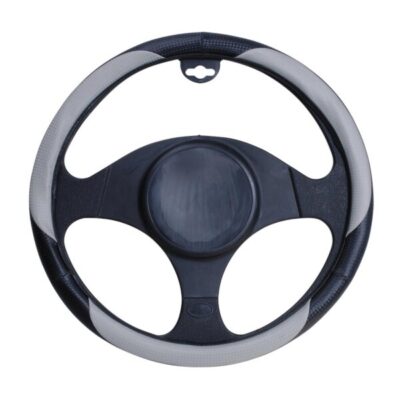 Poťah volantu 37-39cm (sivá, čierna) Automax 