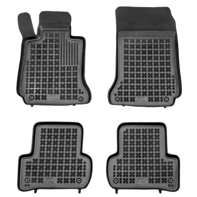 Autorohože gumové so zvýšeným okrajom Mercedes W204, S204 C- Class Sedan, Combi 2007 - 2014