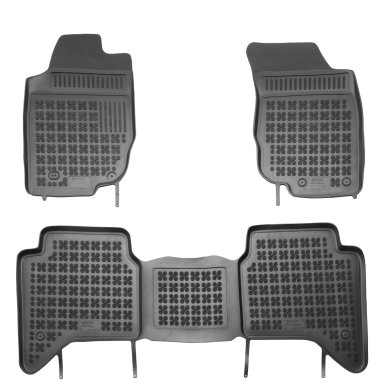 Autorohože gumové so zvýšeným okrajom Toyota Hilux (AN10, AN20, AN30) 4D 2005 - 2015