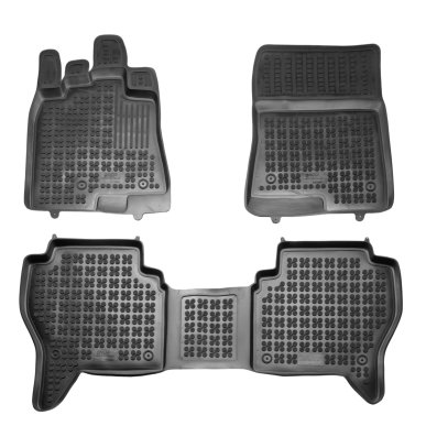Autorohože gumové so zvýšeným okrajom Mitsubishi Pajero IV 2006 - 2017