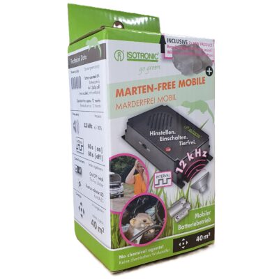 Odplašovač kún - ultrazvukový na batérie ISOTRONIC