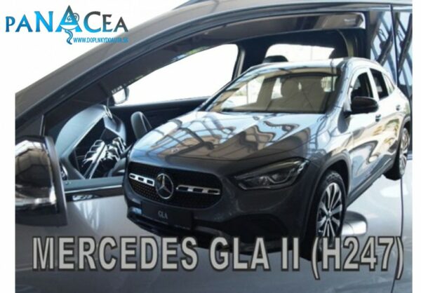 Deflektory - protiprievanové plexi Mercedes GLA H247 5D od 2020