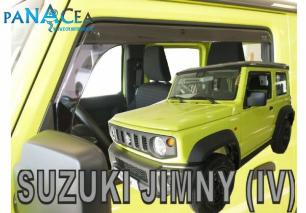 Deflektory - Protiprievanové plexi Suzuki Jimny 3D od 2018