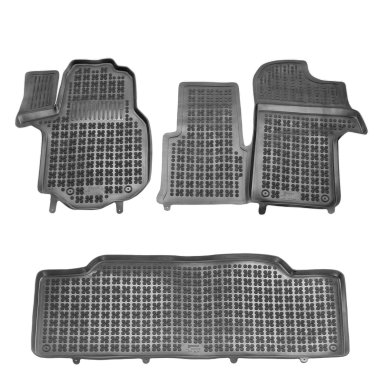 Autorohože gumové so zvýšeným okrajom VW Crafter II vodičova strana zosilená od 2016