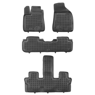 Autorohože gumové so zvýšeným okrajom Toyota Highlander III (XV50) 7m, Hybrid 2013 - 2019