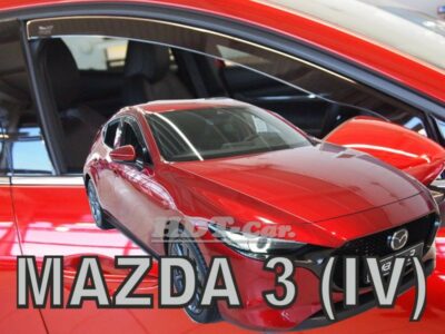 Deflektory - protiprievanové plexi Mazda 3 IV HTB od 2019