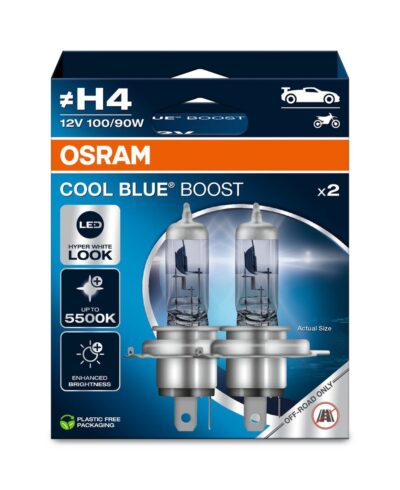 Žiarovka 12V H4 P43t Cool Blue Boost Box Osram