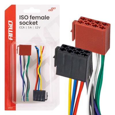 Konektor ISO samica CCA 5A 12V AMIO