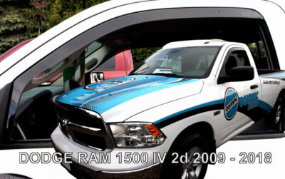 Deflektory - protiprievanové plexi Dodge Ram 1500 2D 2009 - 2018