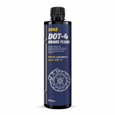 Kvapalina brzdová Mannol 3002 DOT-4 Brake Fluid 450ml