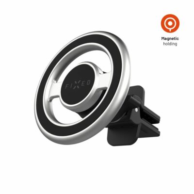 Držiak magnetický kovový FIXEDMagMount Vent do ventilácie s podporou MagSafe, strieborný