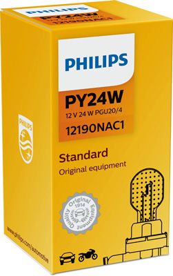 Žiarovka 12V 24W PGU20/4 PY24W  PHILIPS