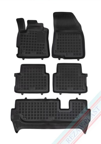 Autorohože gumové so zvýšeným okrajom Dacia Jogger 7m, Hybrid 140 (HEV) od 2023