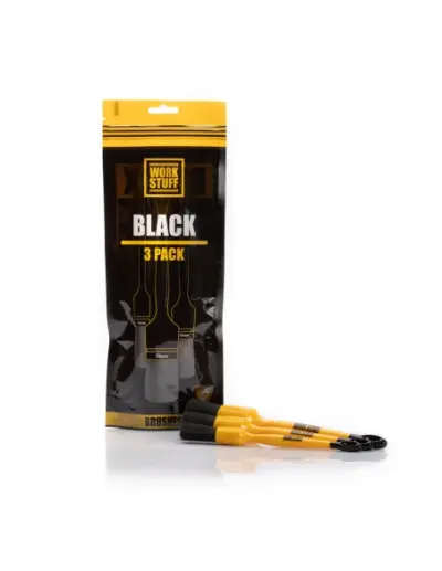 Detailingové štetce Work Stuff Detailing Brush Black 3-pack