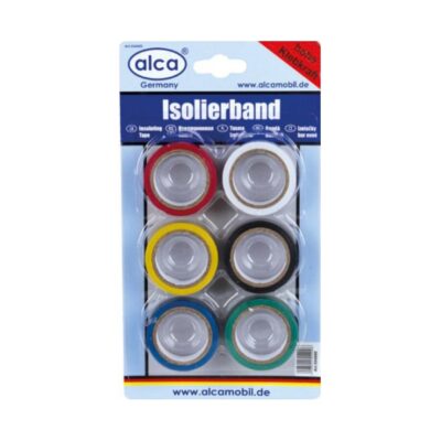 Páska izolačná farebná 6ks 18mm x 5m ALCA