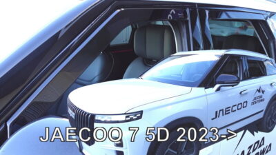 Deflektory Heko Jaecoo 7 5D od 2023 (+zadné)