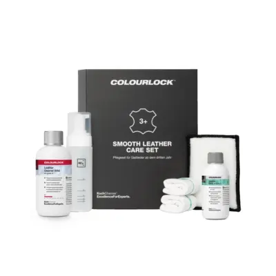 Sada na starostlivosť o novú kožu od 3 rokov COLOURLOCK Smooth Leather Care Set