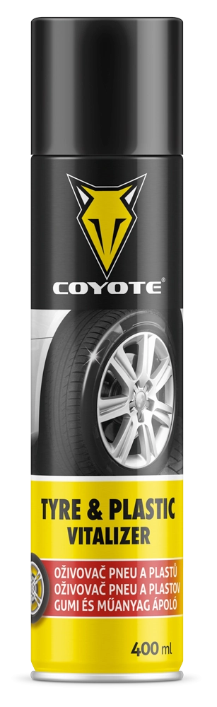 Oživovač pneu a plastov COYOTE 400 ml