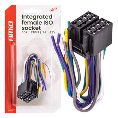 Integrovaný konektor ISO CCA 13PIN 5A 12V samica AMIO